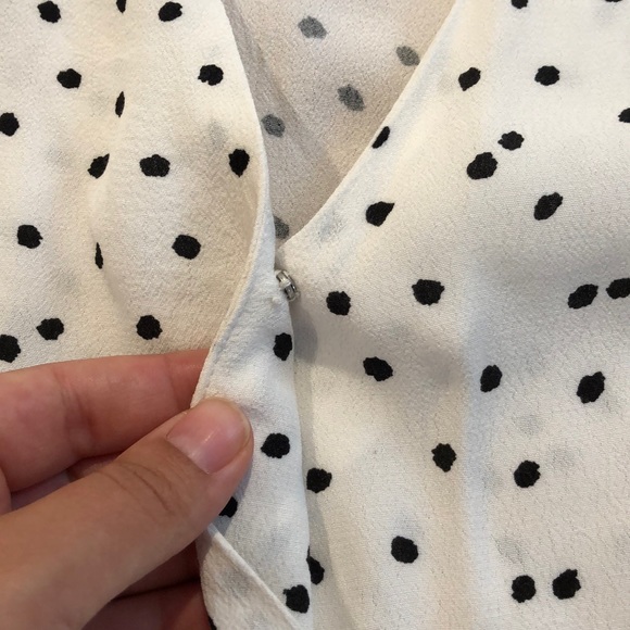 Polka dot blouse - Picture 3 of 4
